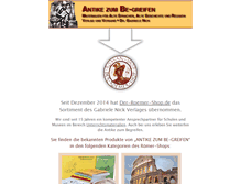 Tablet Screenshot of antike-zum-begreifen.de